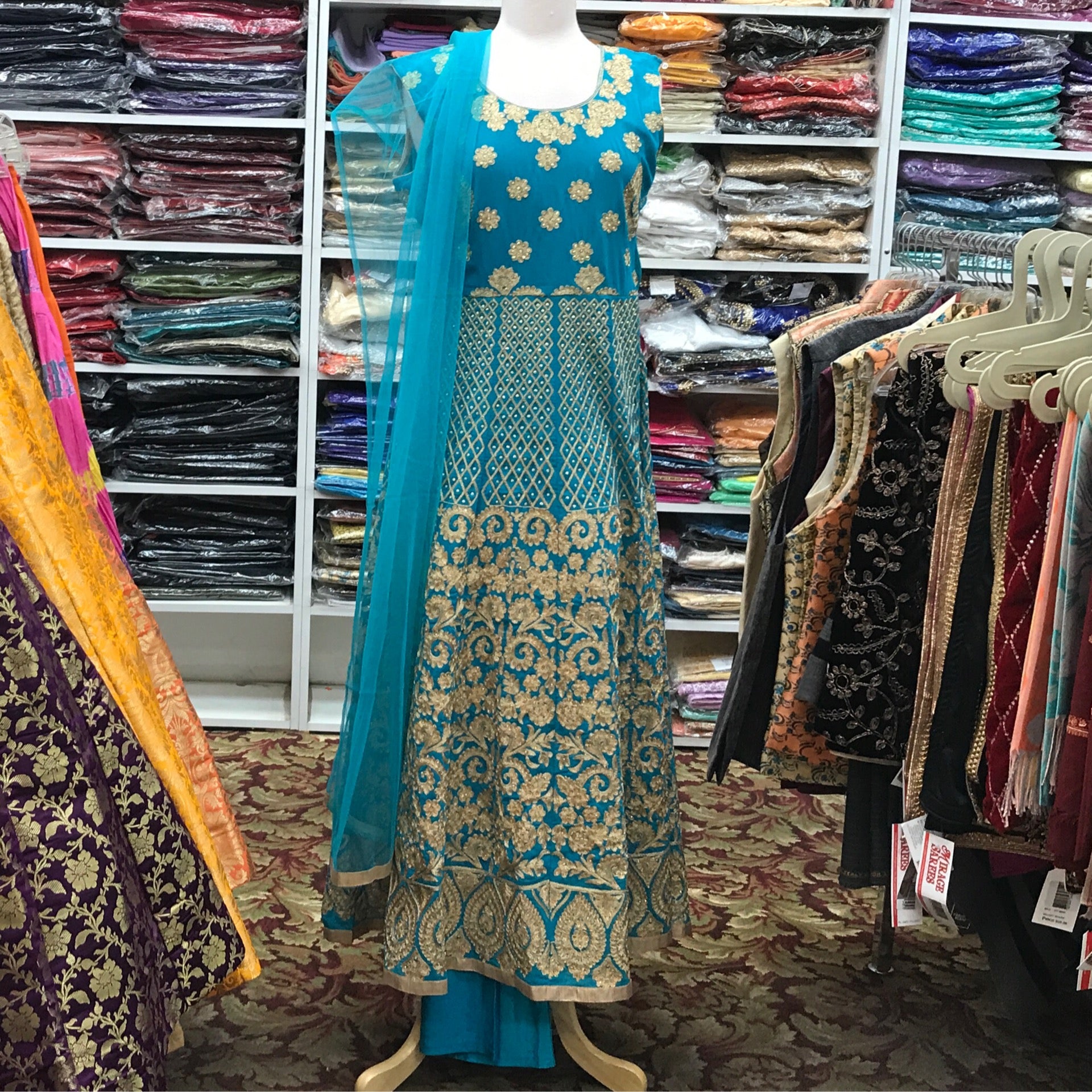 ANARKALI CHURIDAR DUPATTA SIZE 42