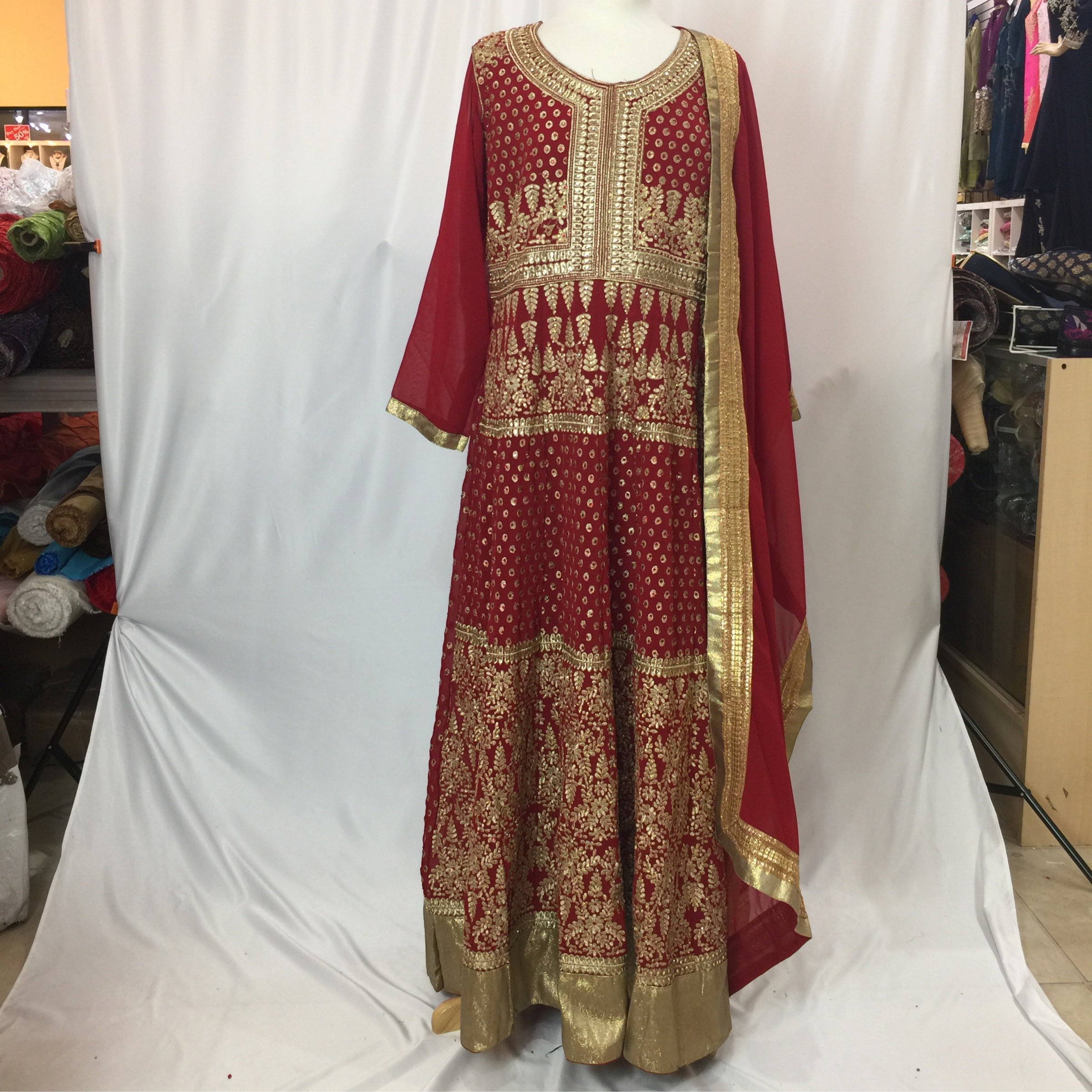 Anarkali Gown Size 44