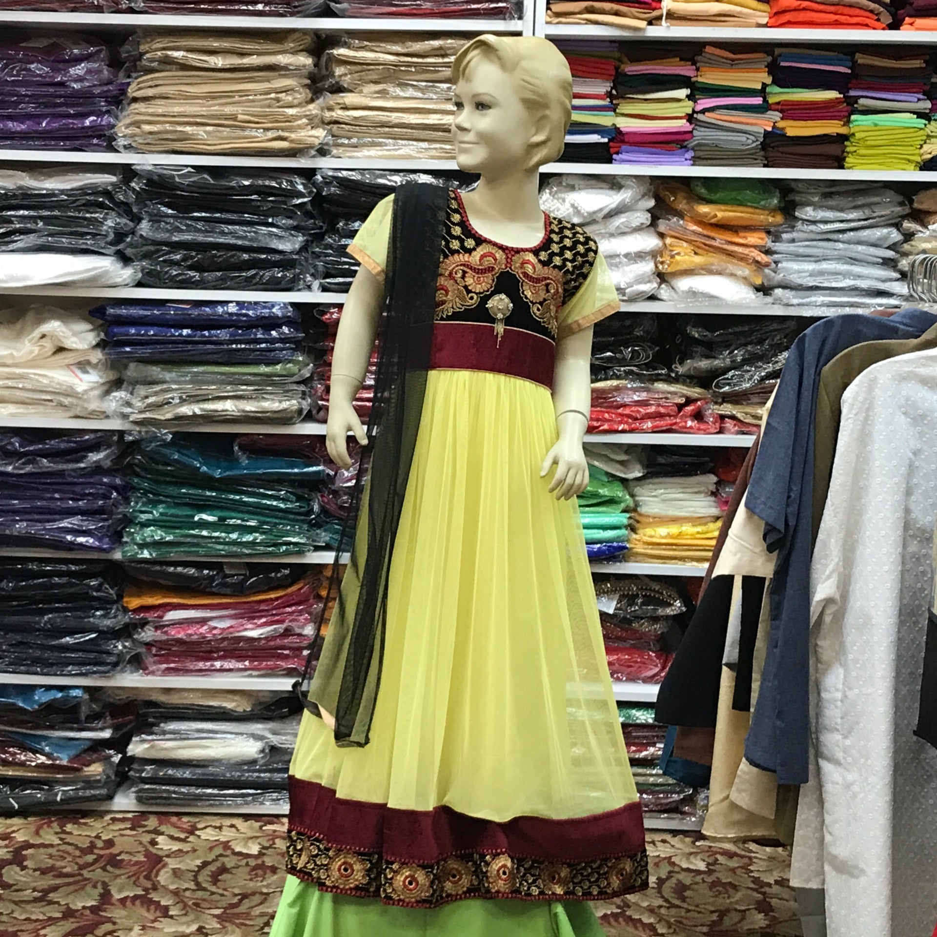 Anarkali Churidar Dupatta Size 32