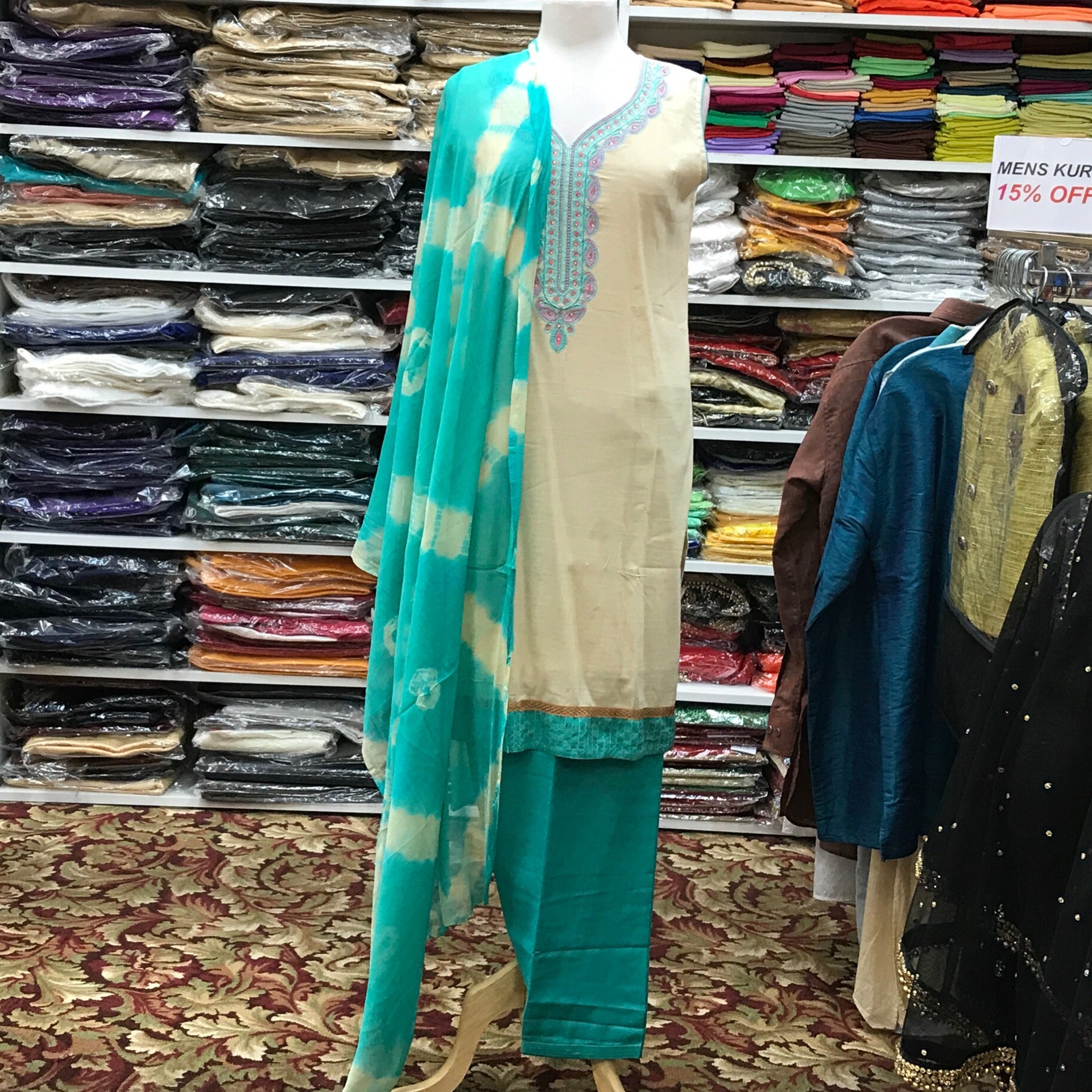 Kurta Shalwar Dupatta Size 40