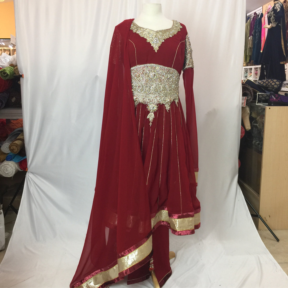 Anarkali Churidar Size 42
