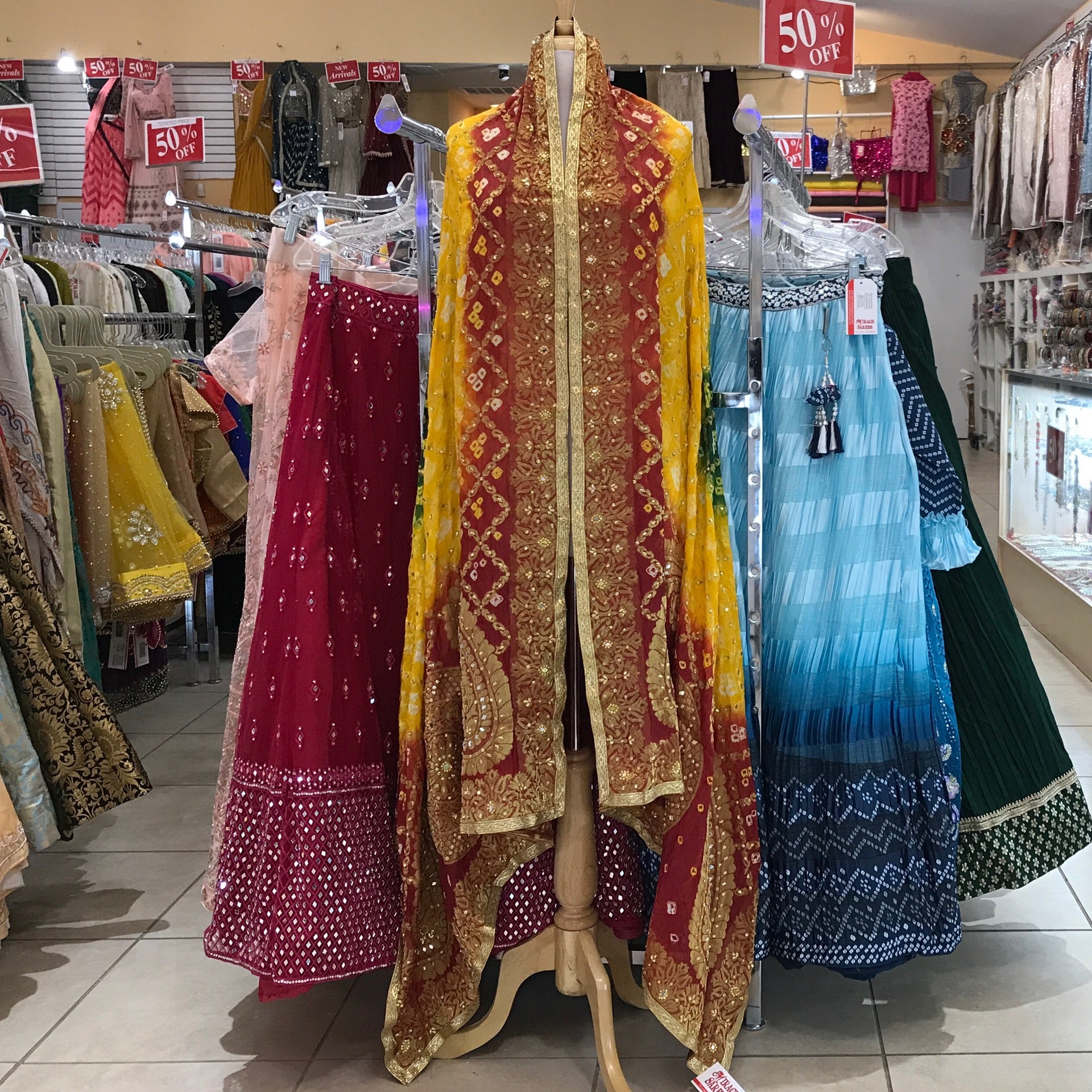 FANCY BANDHNI SCARF