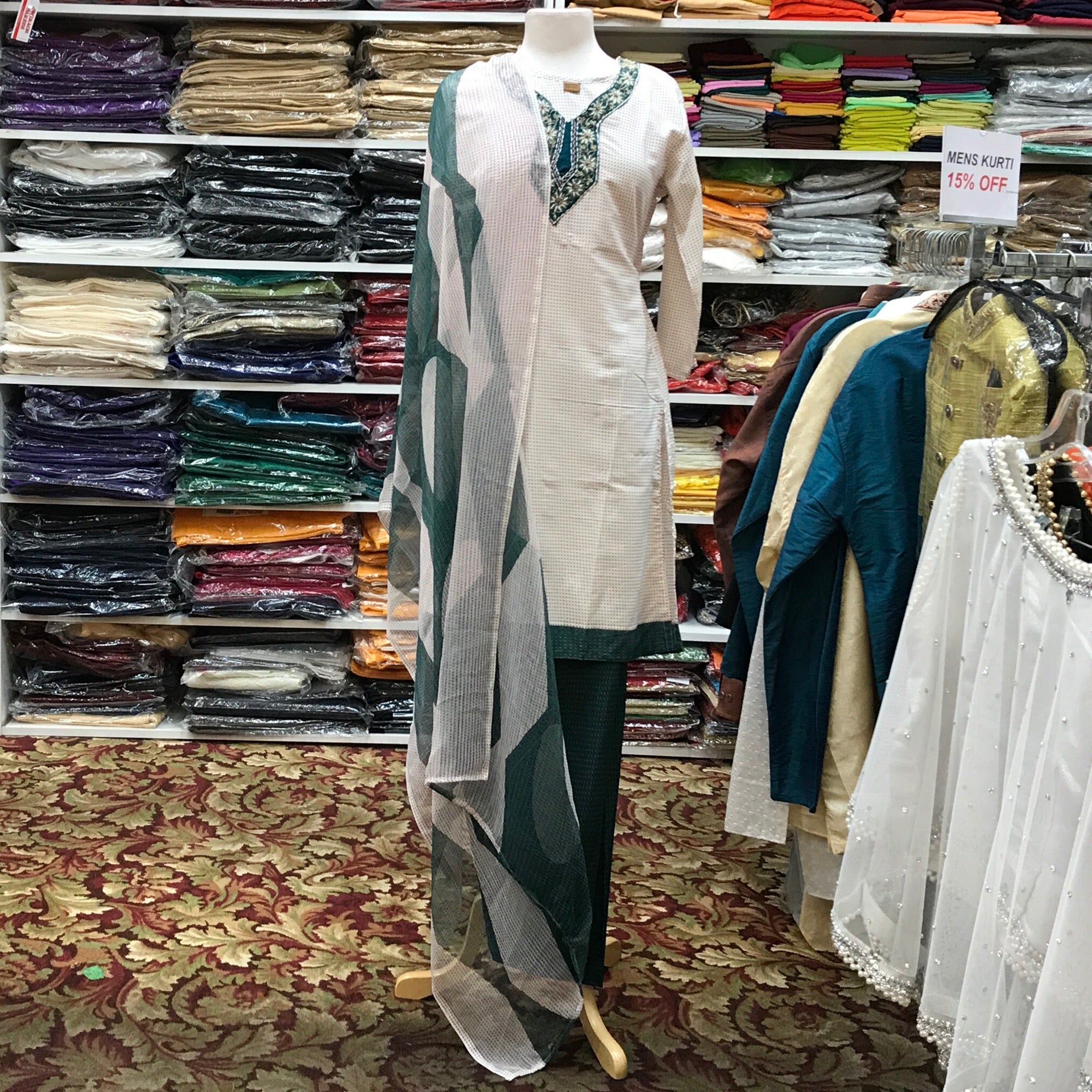Kurta Shalwar Dupatta Size 38