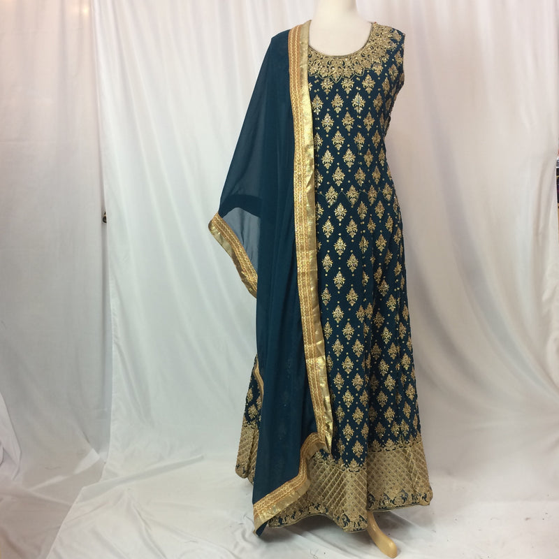 Anarkali Gown Churidar Size 42