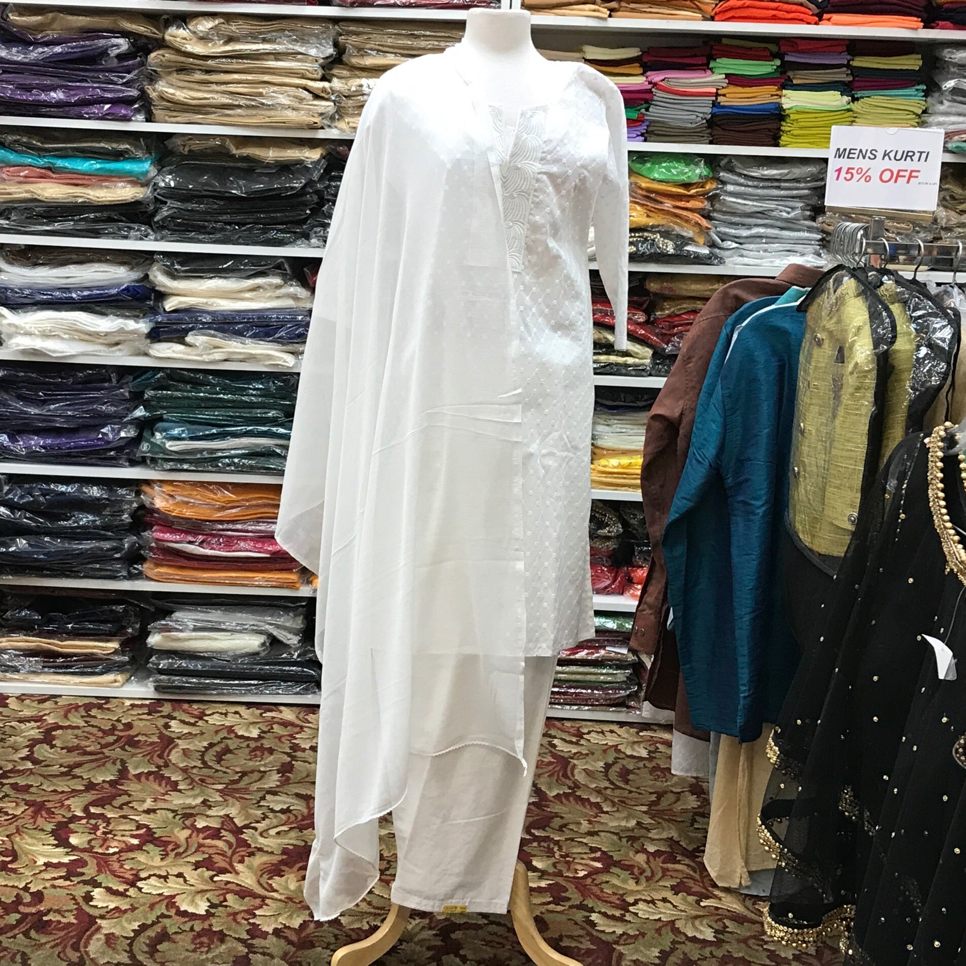 Kurta Shalwar Dupatta Size 42