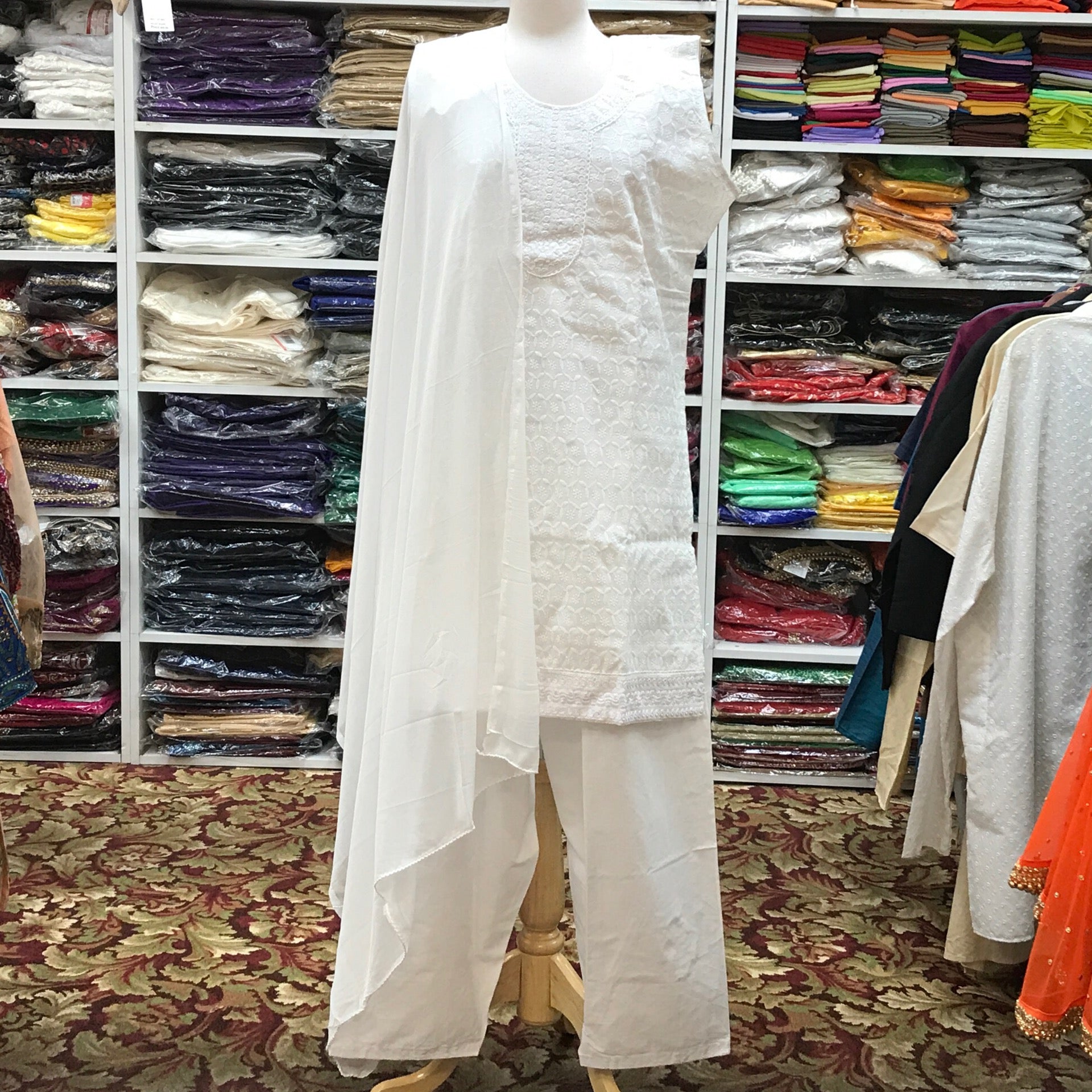Kurta Shalwar Dupatta Size 48