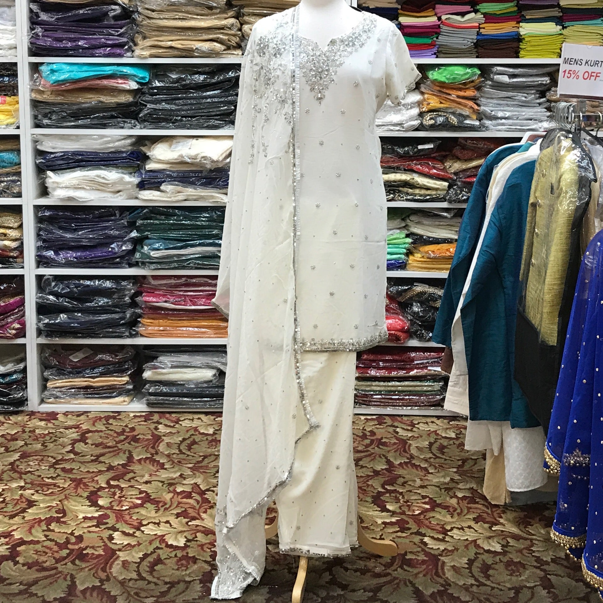 Kurta Shalwar Dupatta Size 44