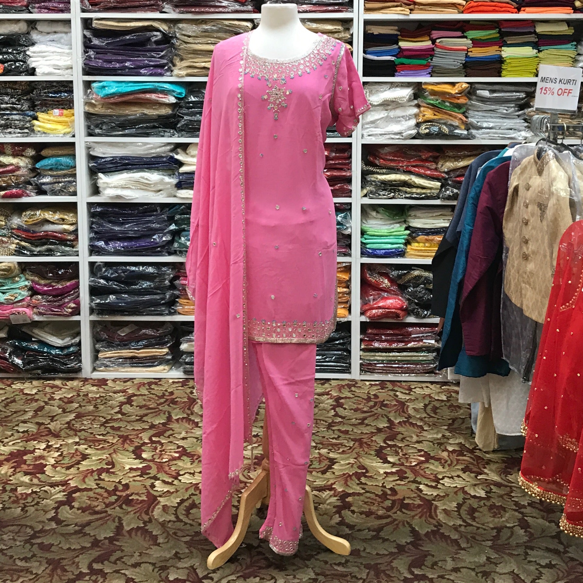 Kurta Churidar Dupatta Size 48