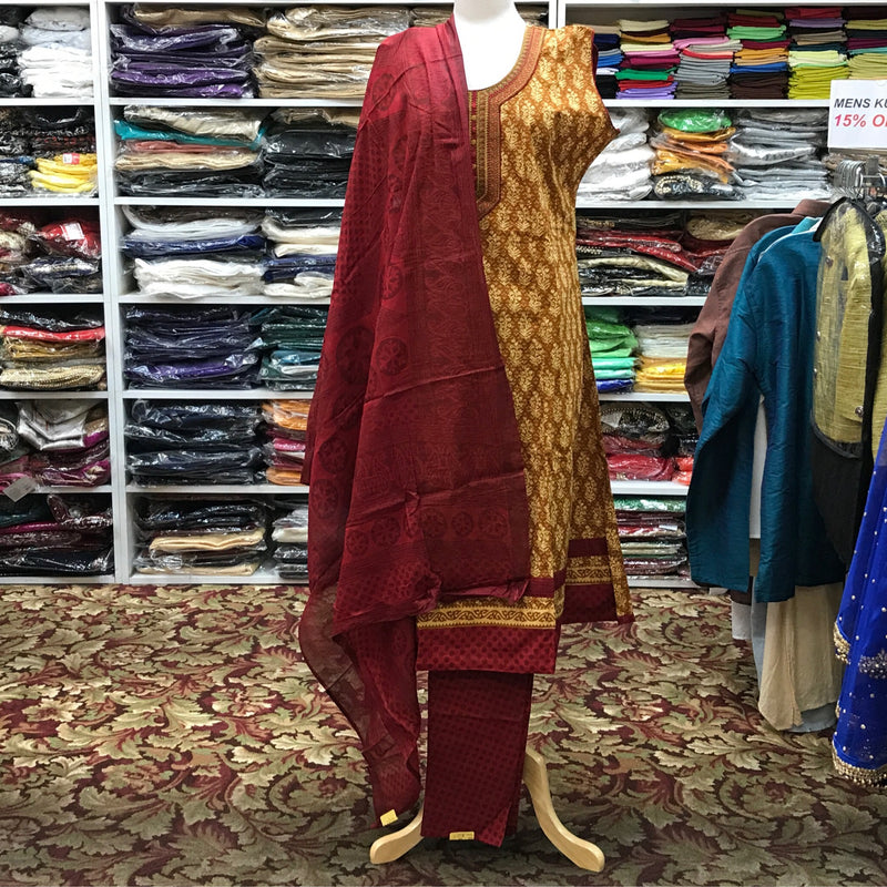 Kurta Churidar Dupatta Size 44