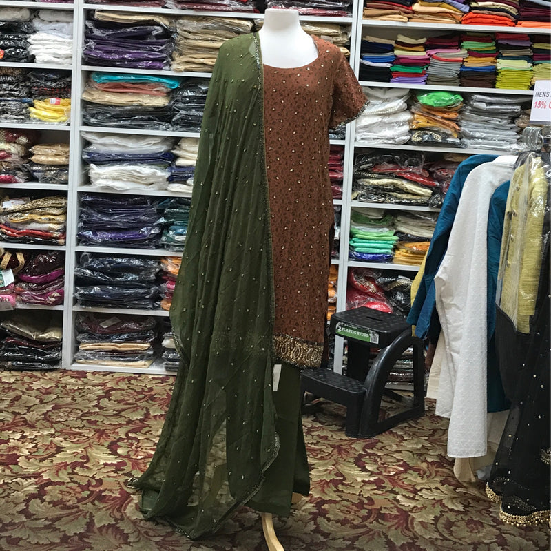 Kurta Shalwar Dupatta Size 46