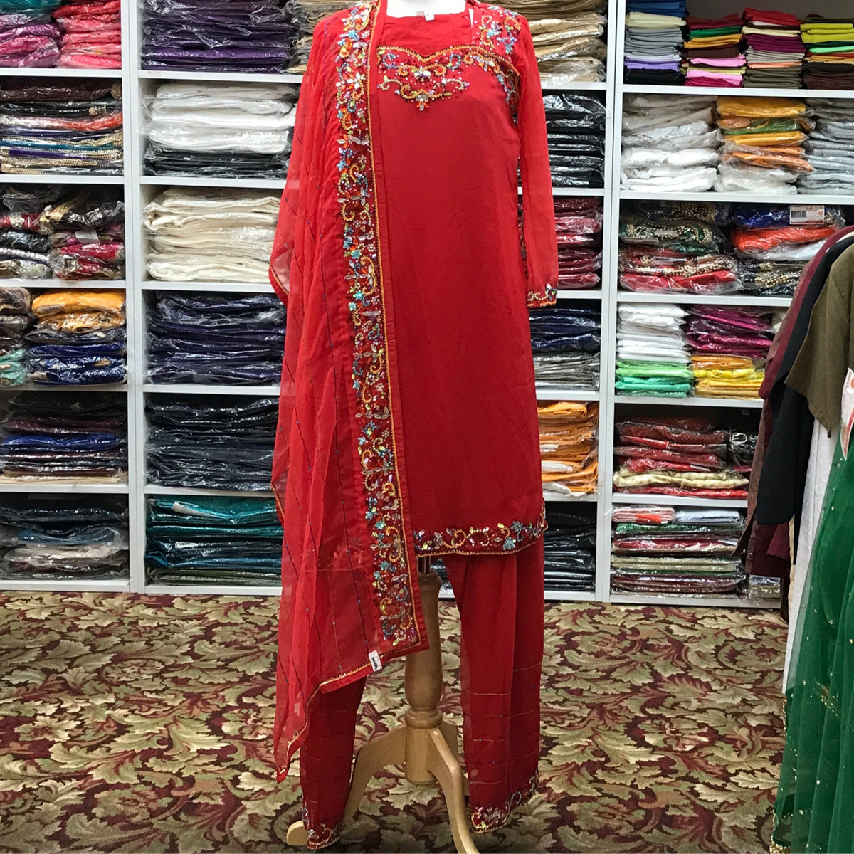 Kurta Shalwar Dupatta Size 42