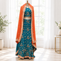 LEHENGA CHOLI DUPATTA SIZE40