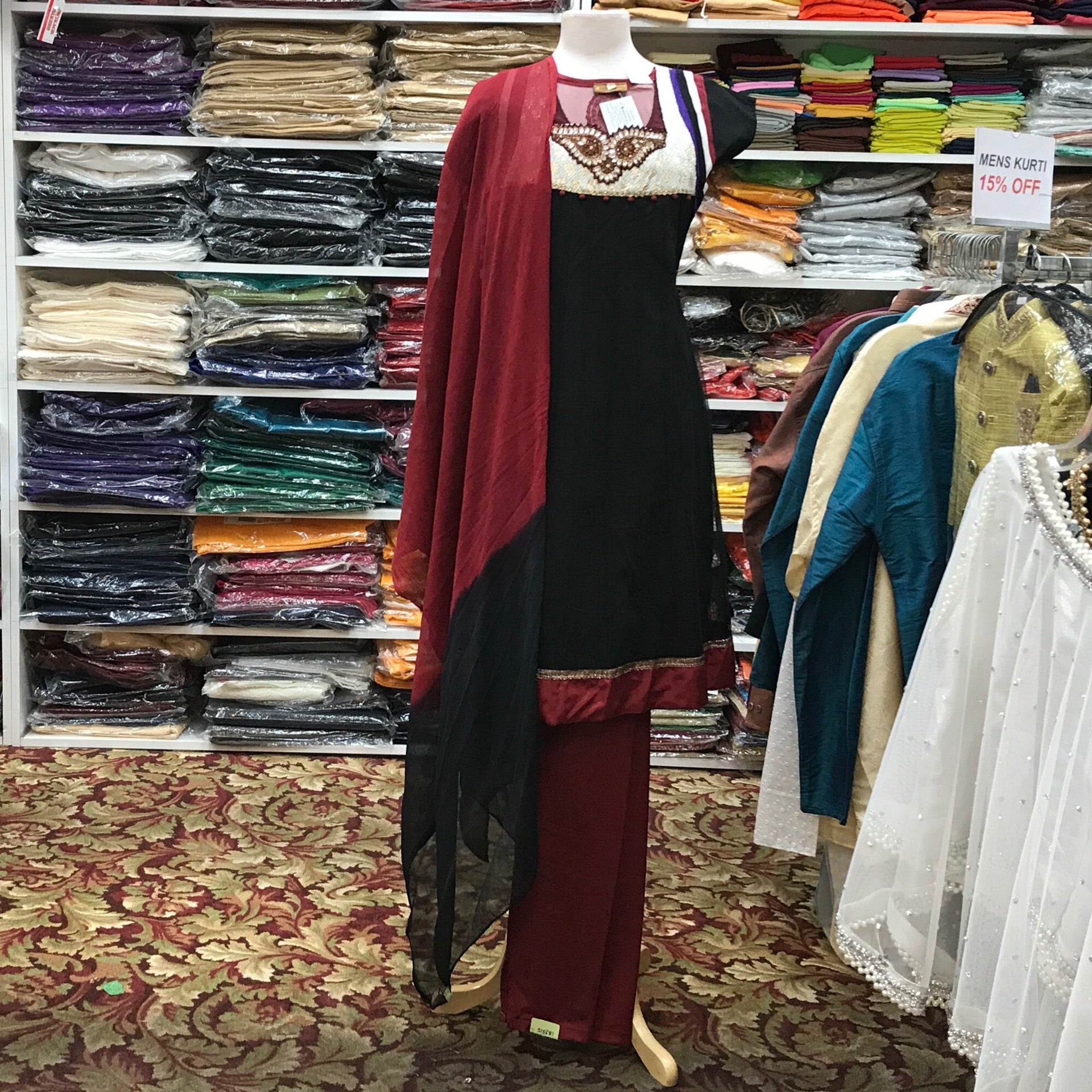 Kurta Churidar Dupatta Size 40