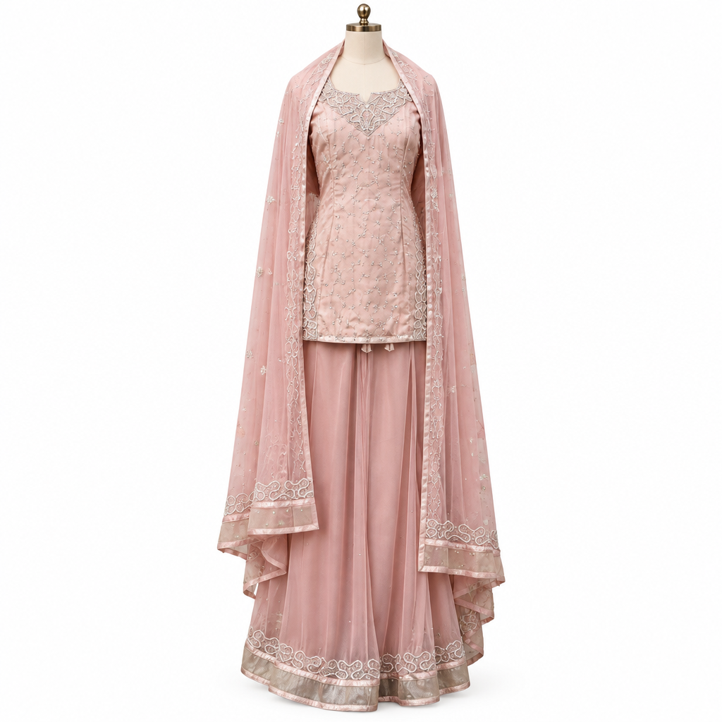 Lehenga Choli Dupatta Size 42