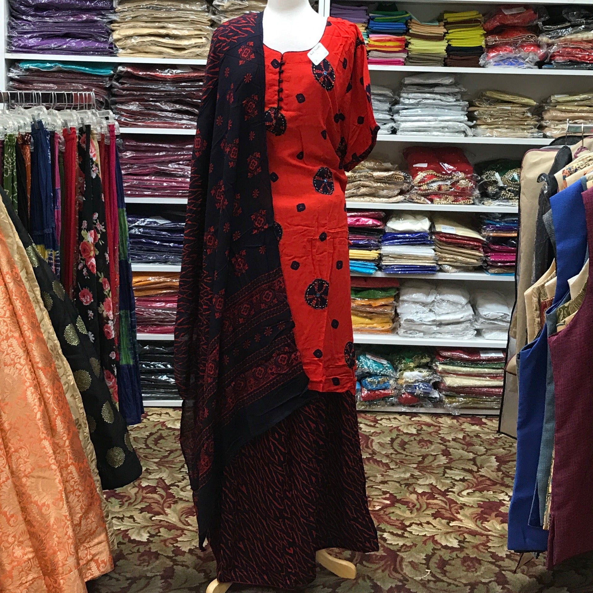 KURTA PLAZO DUPATTA SIZE 58