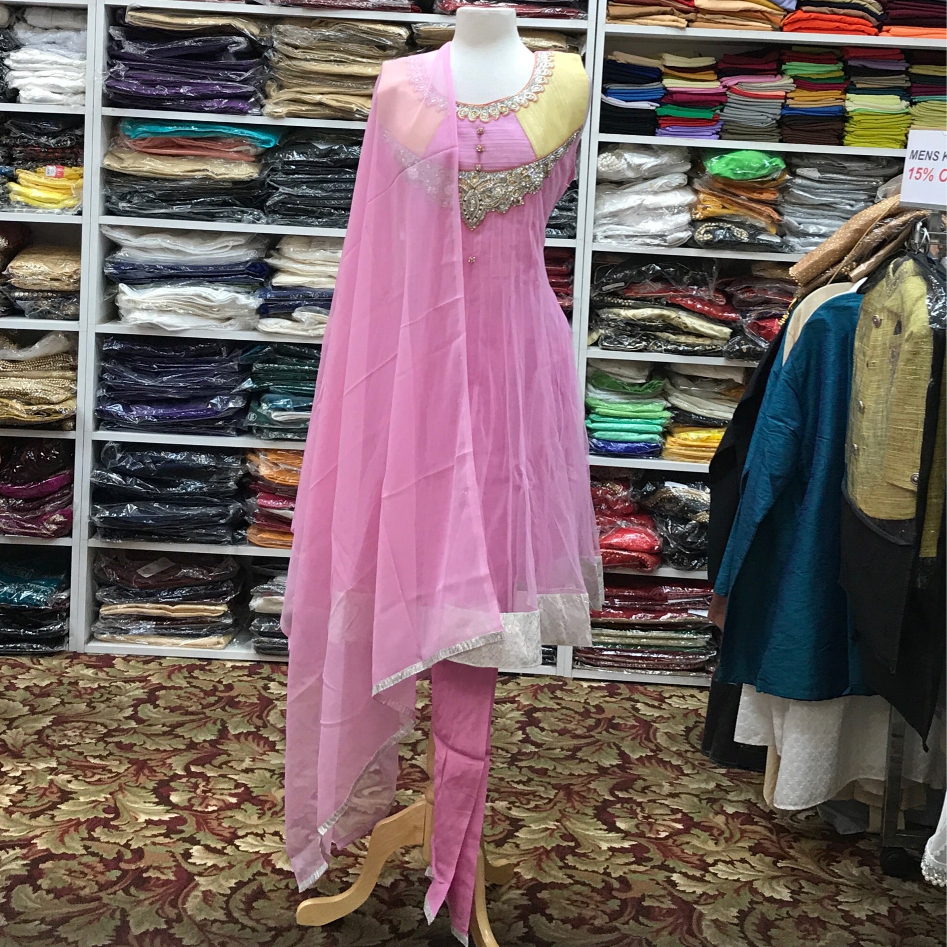 Kurta Churidar Dupatta Size 46