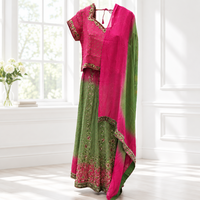 Lehenga + Choli + Scarf Size 38
