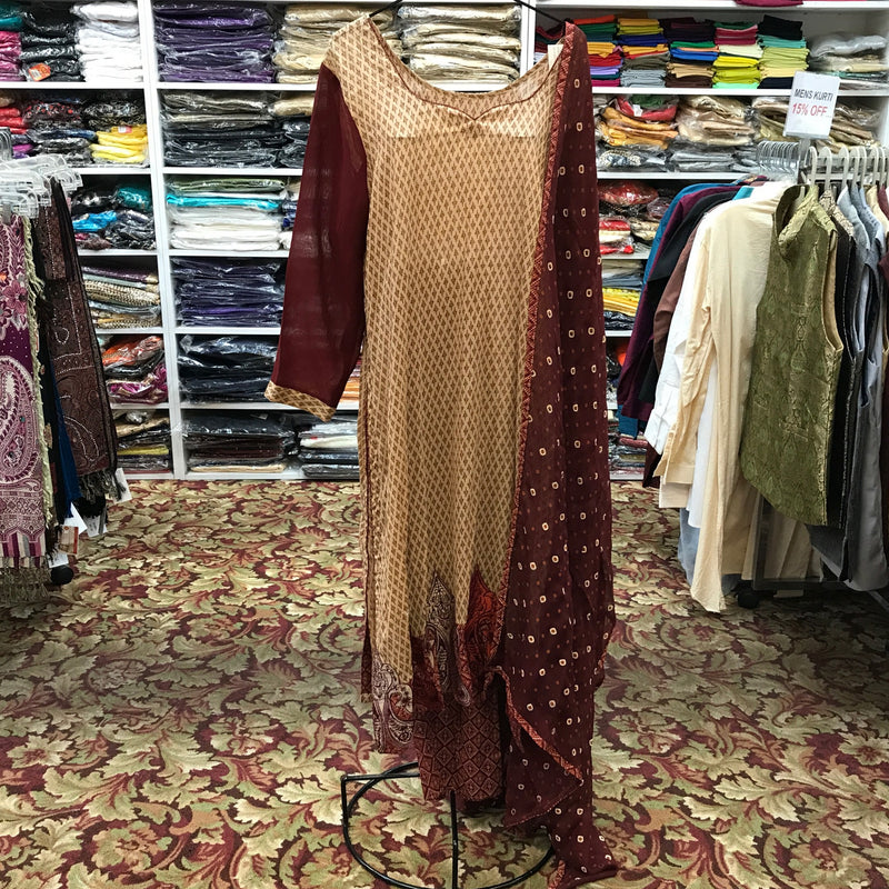 Kurta Pants Dupatta Size 46