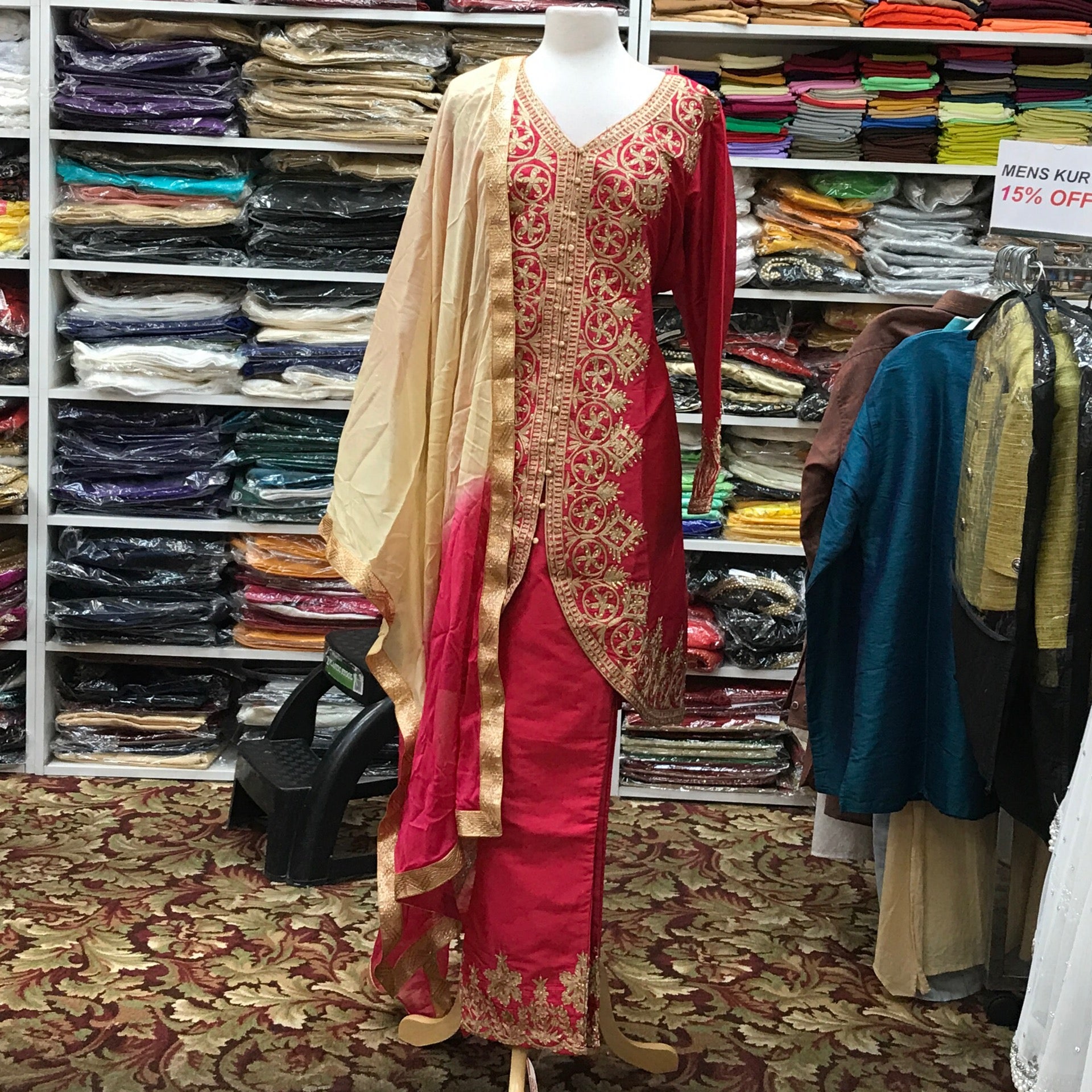 Kurta Pants Dupatta Size 52