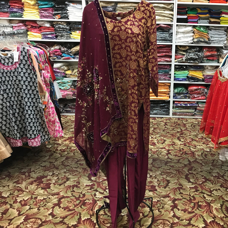 Kurta Shalwar Dupatta Size 44