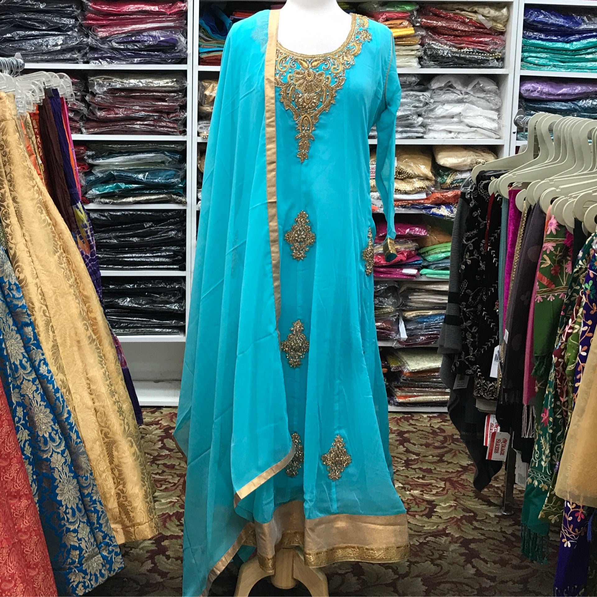 ANARKALI CHURIDAR DUPATTA SIZE 48