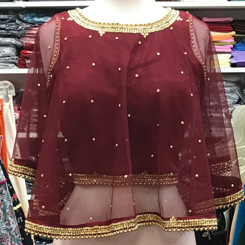 PONCHO BLOUSE SIZE 44