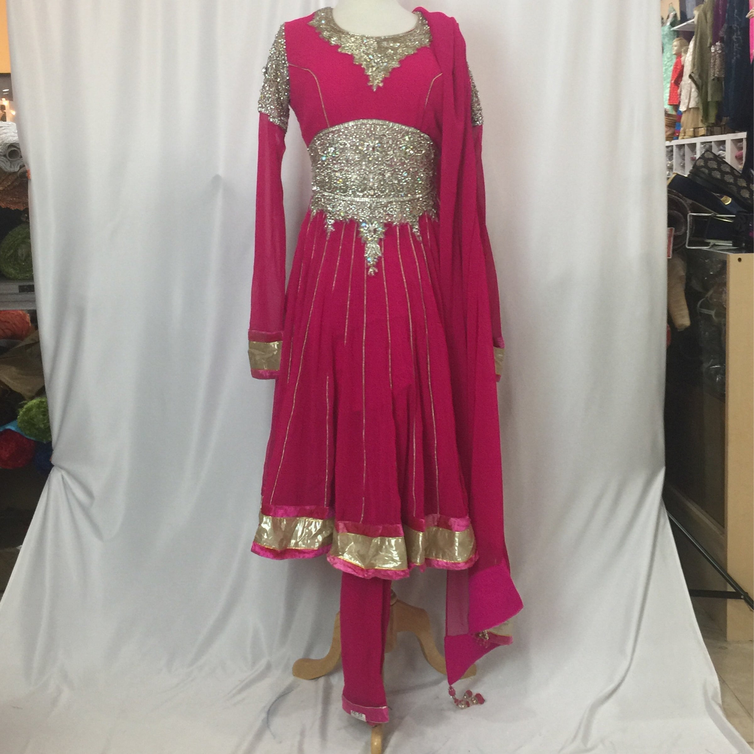 Anarkali Churidar Size 40