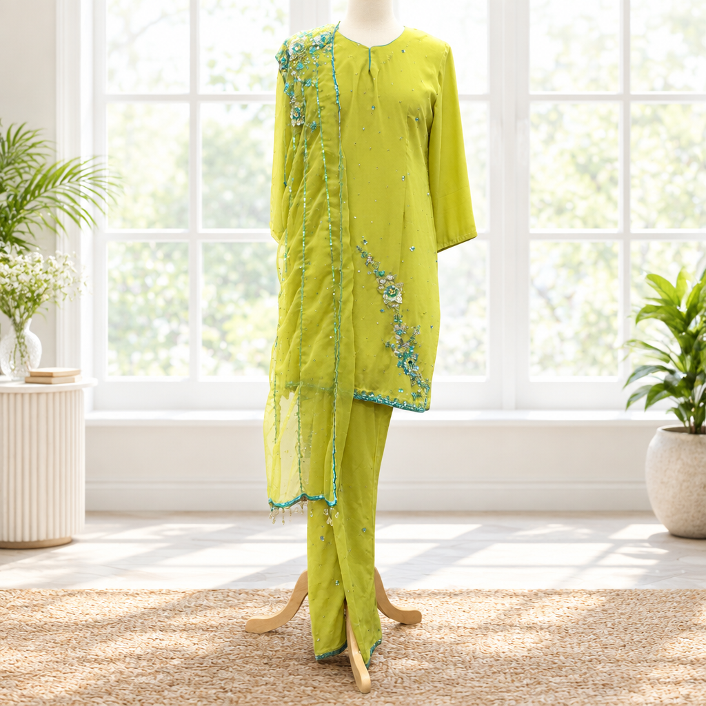 Kurta Churidar Dupatta Size 40