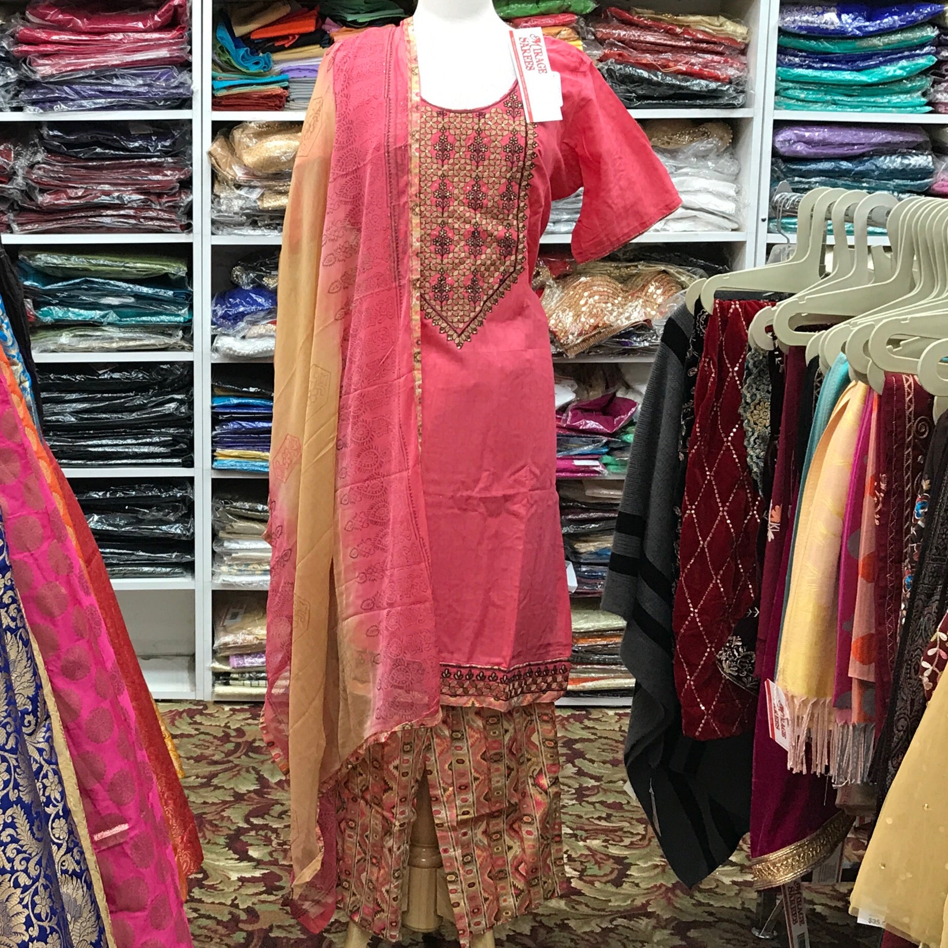 KURTA TROUSER SCARF SIZE 48