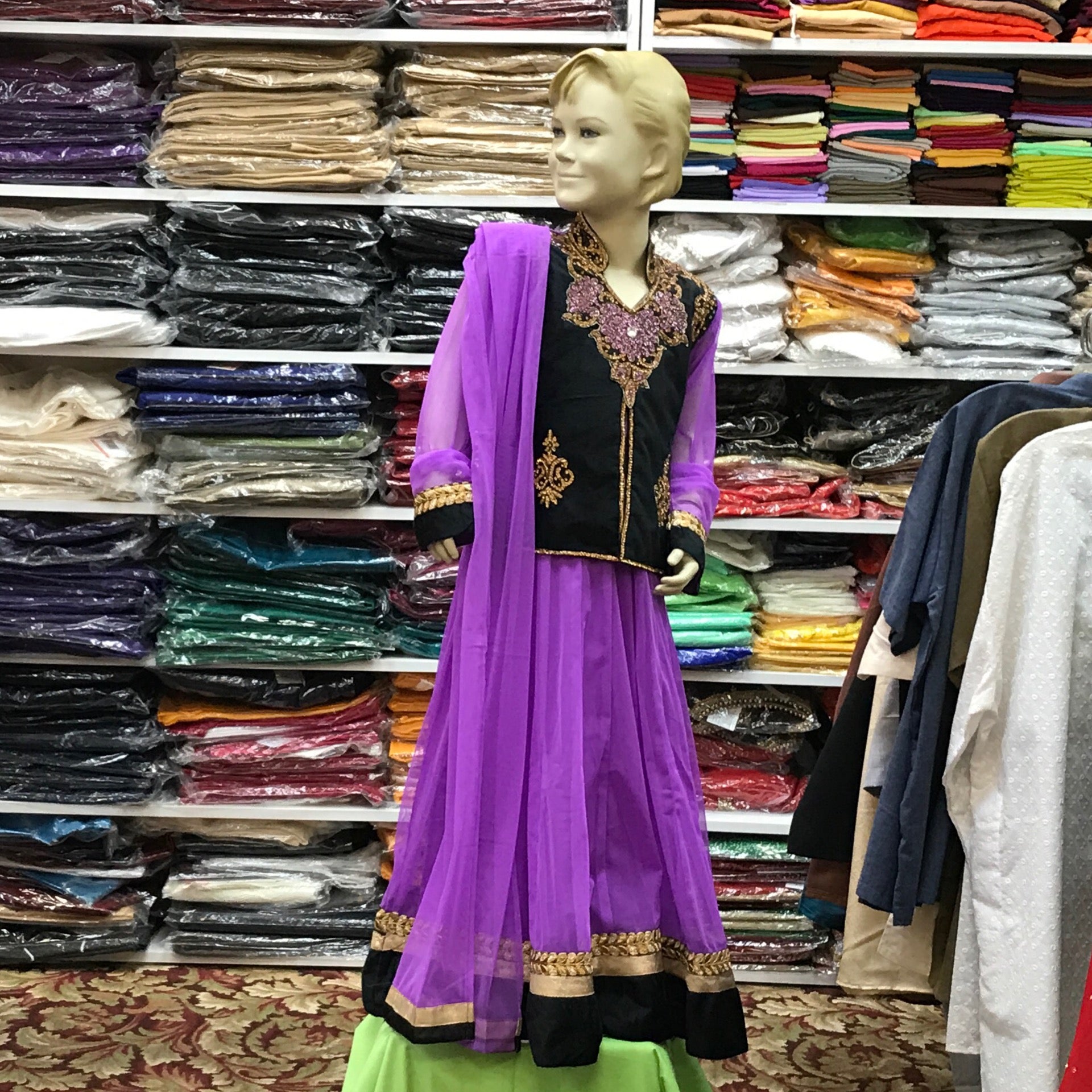 Anarkali Churidar Dupatta Size 28