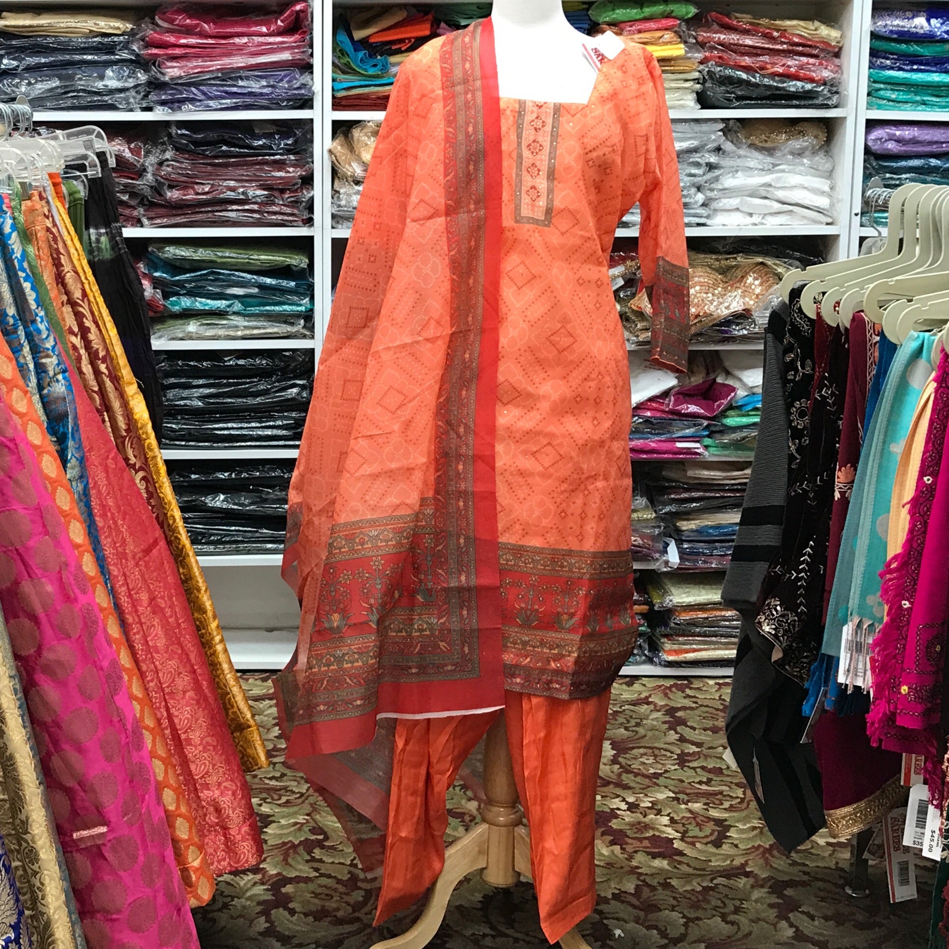 KURTA TROUSER SCARF SIZE 48