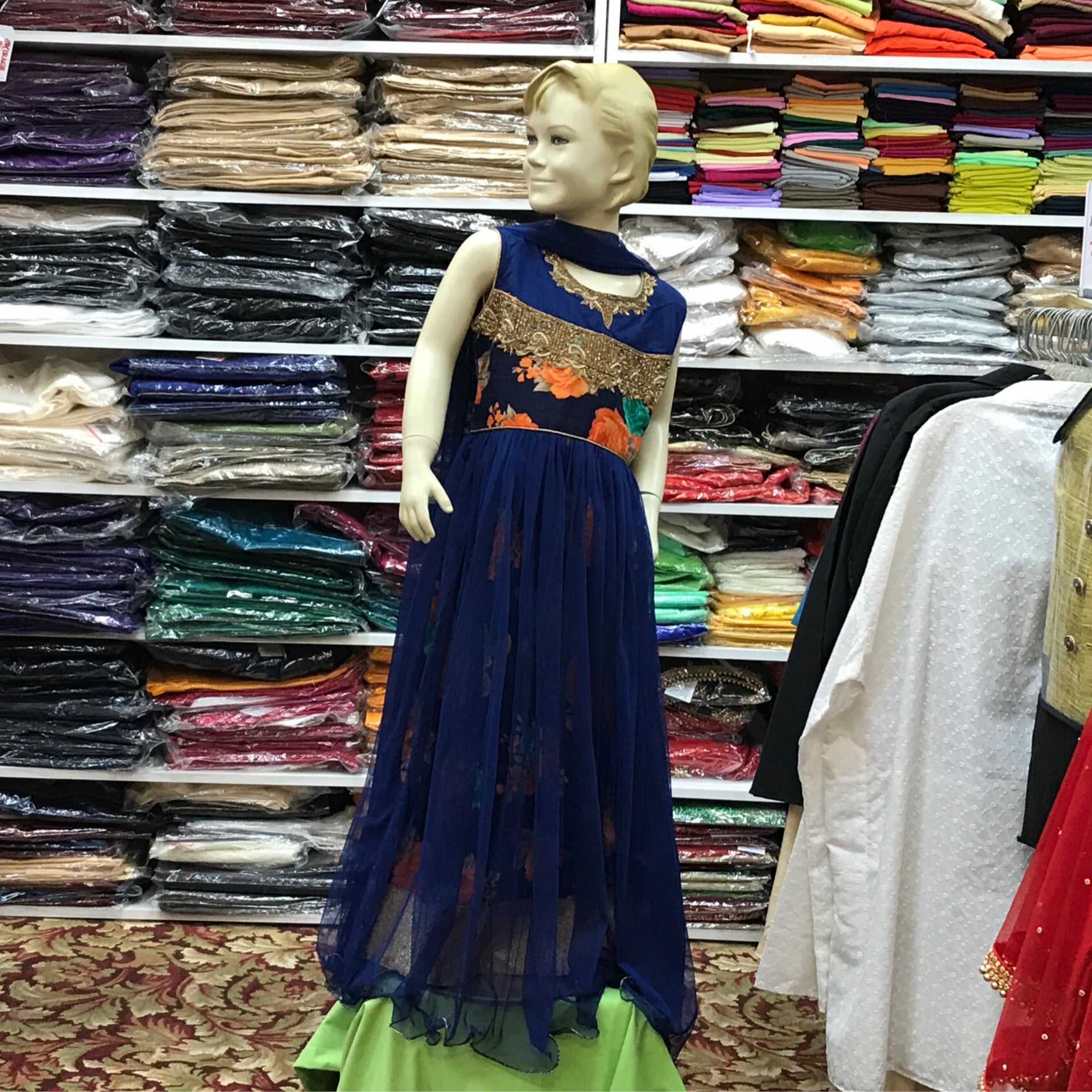 Anarkali Churidar Dupatta Size 32