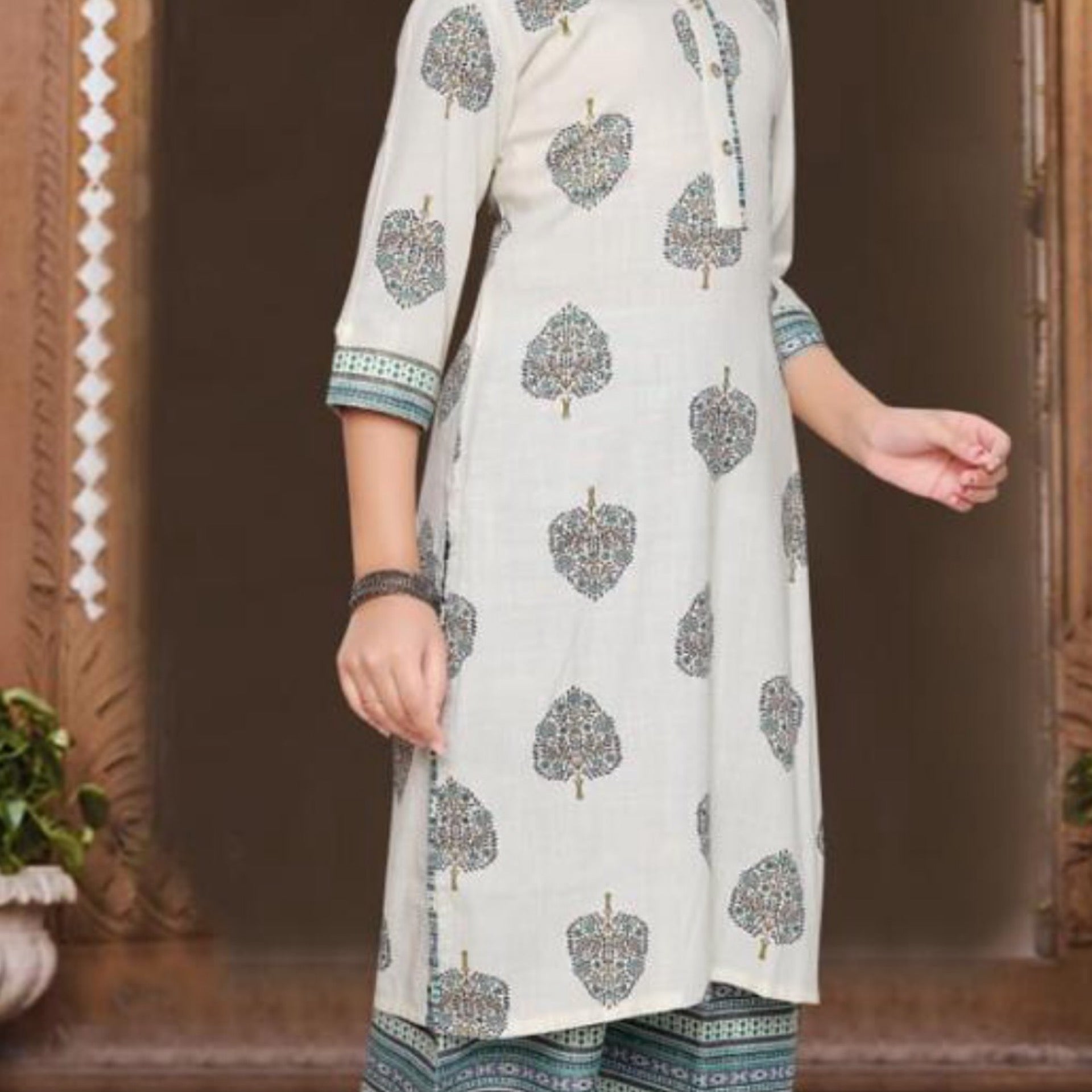 KURTA TROUSER, GIRLS, SIZE 34