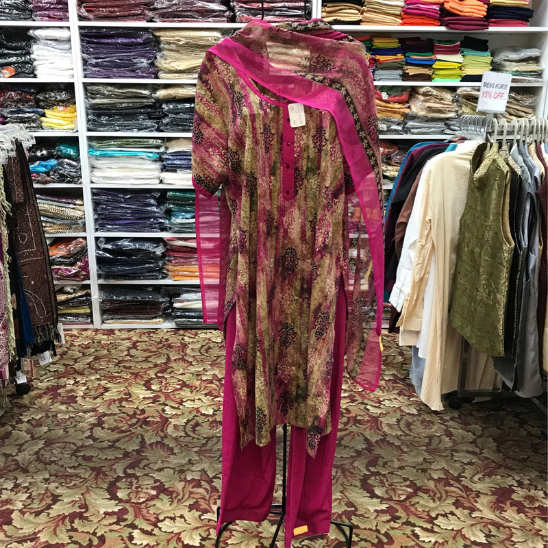 Kurta Shalwar Dupatta Size 52