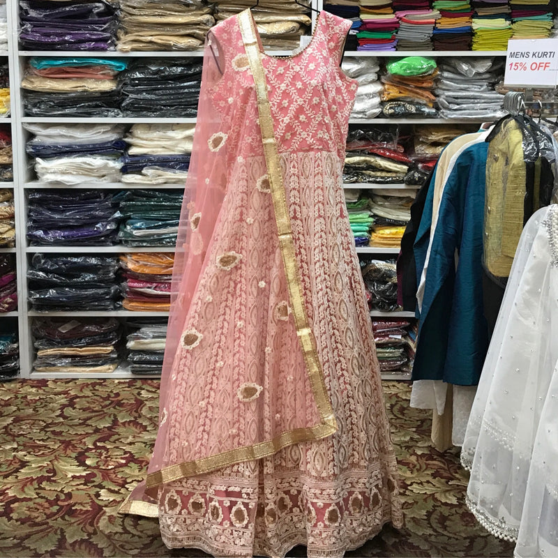 Anarkali Churidar Dupatta/gown Size 42