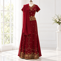 LEHENGA +CHOLI +SCARF +SIZE 46