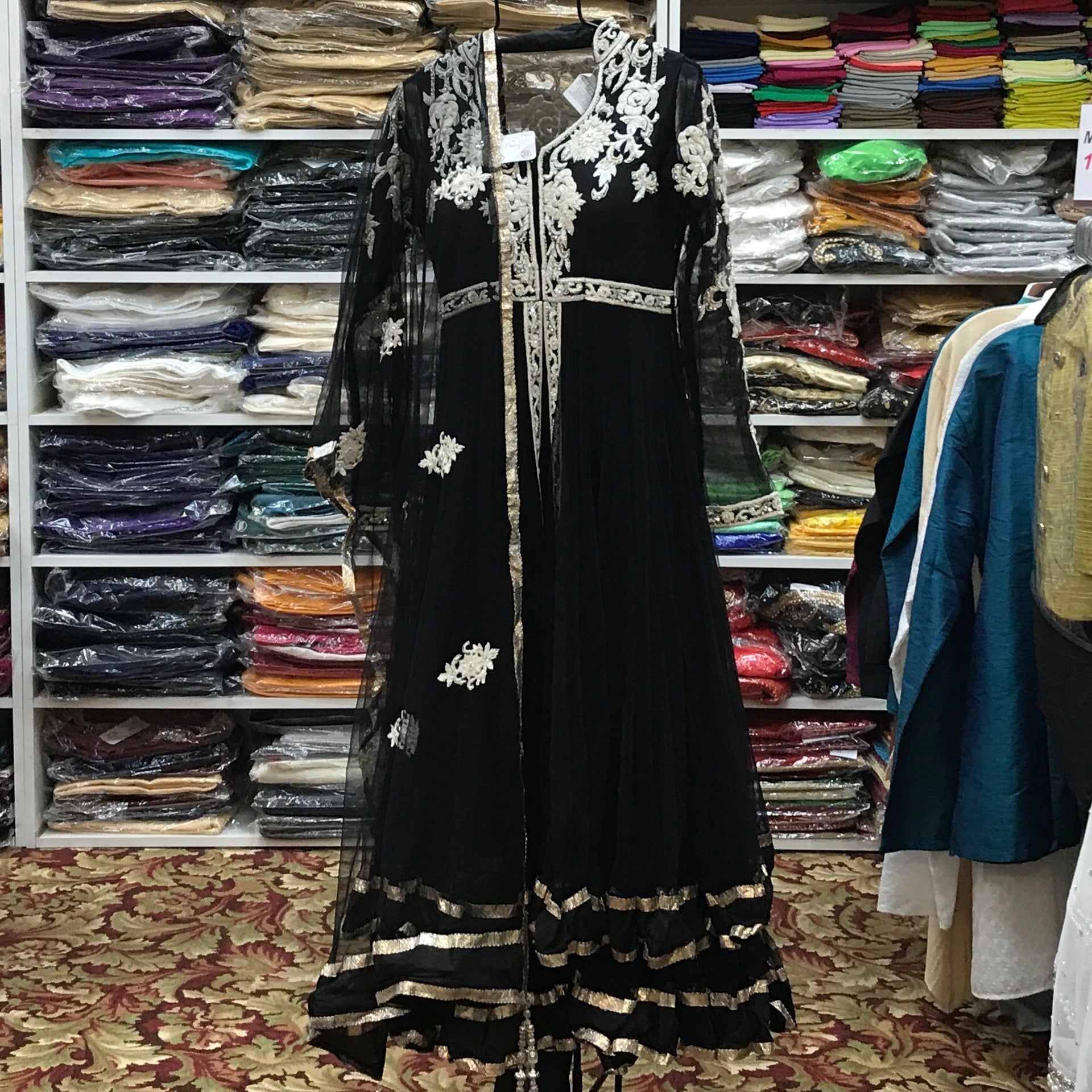 Anarkali Churidar Dupatta Size 38