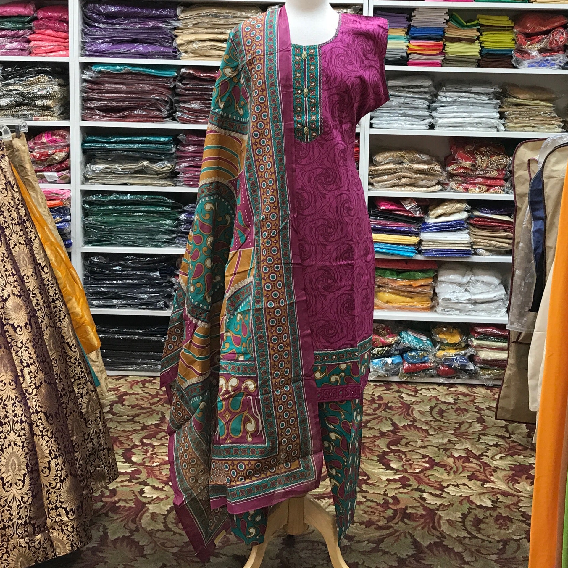 KURTA SHALWAR DUPATTA SIZE 50