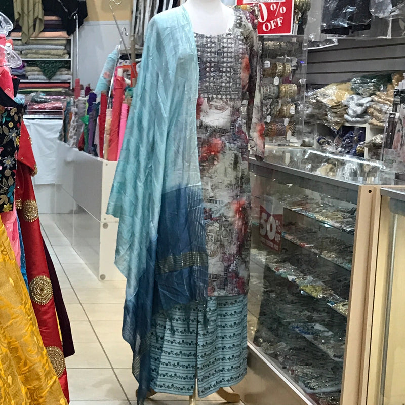 KURTA TROUSER SCARF