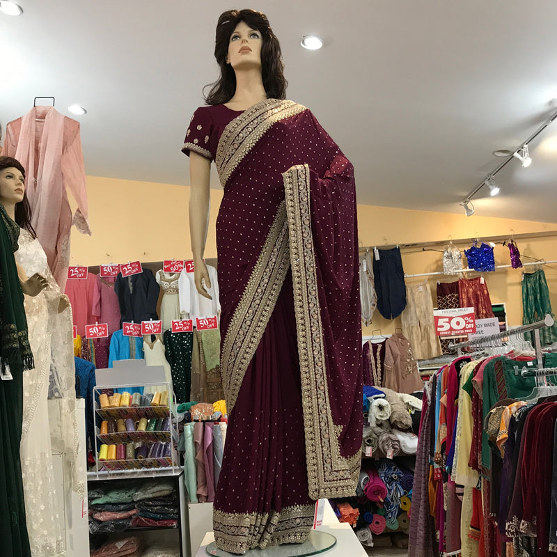 EMB SAREE R BLOUSE