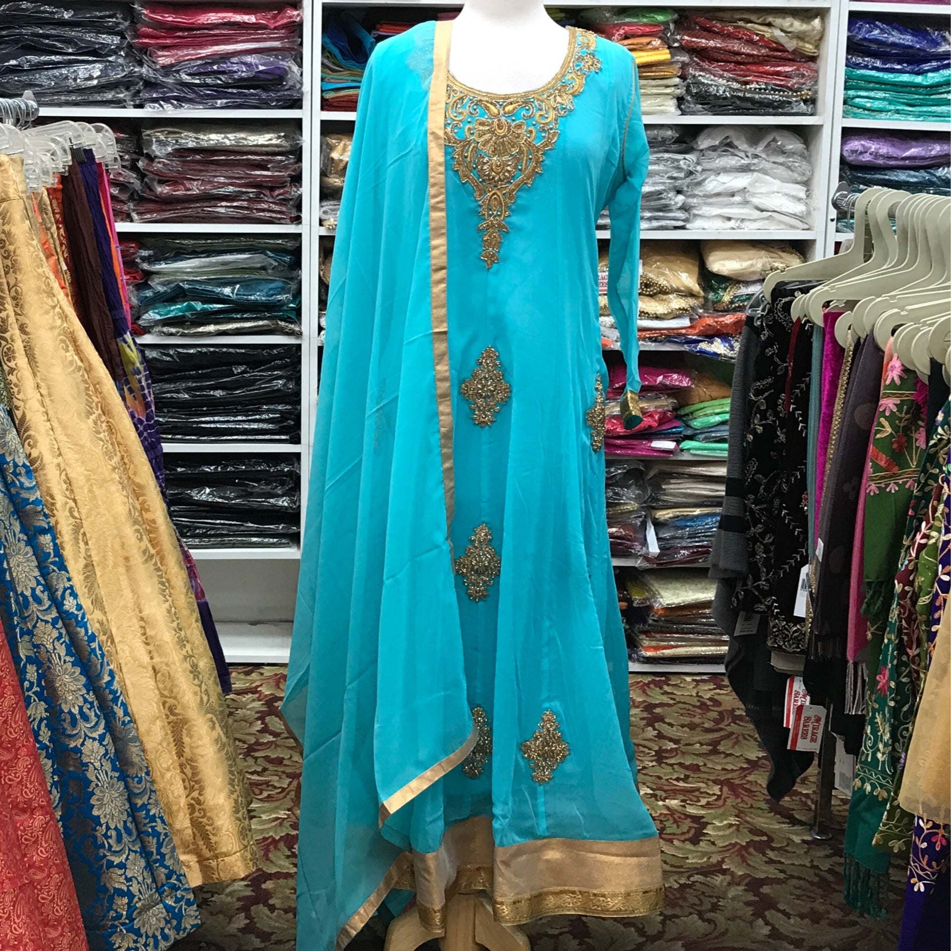 ANARKALI CHURIDAR DUPATTA SIZE 48