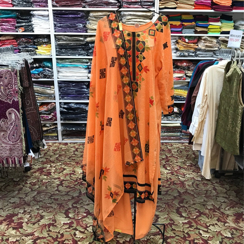 Kurta Shalwar Dupatta Size 48