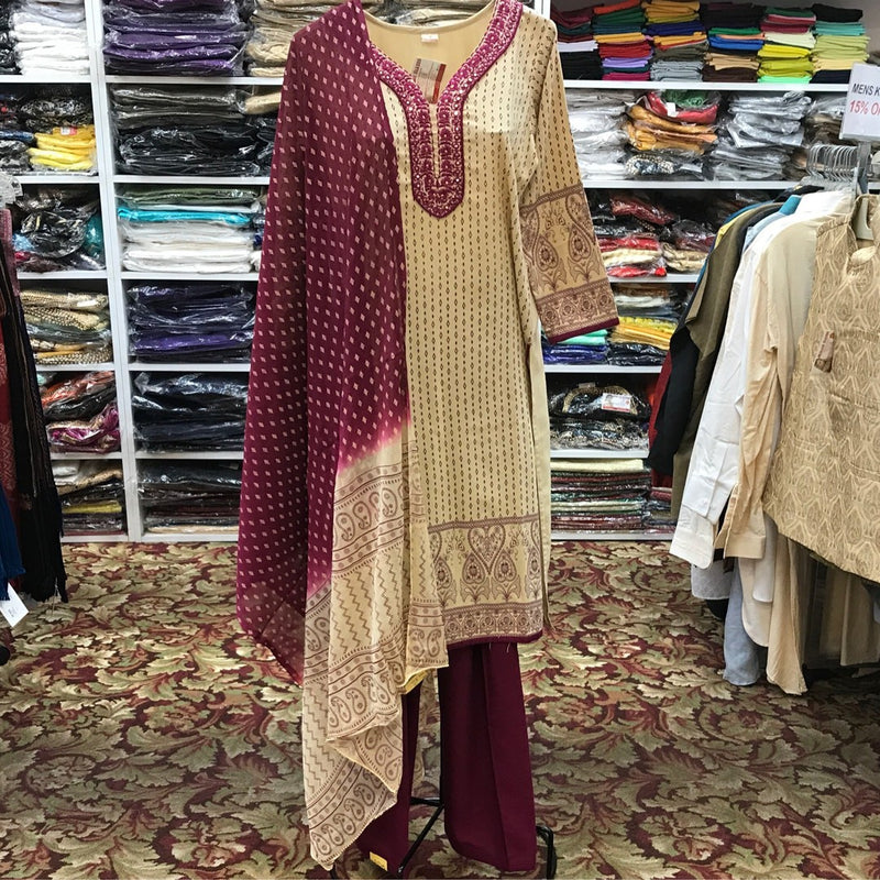 Kurta Shalwar Dupatta Size 38