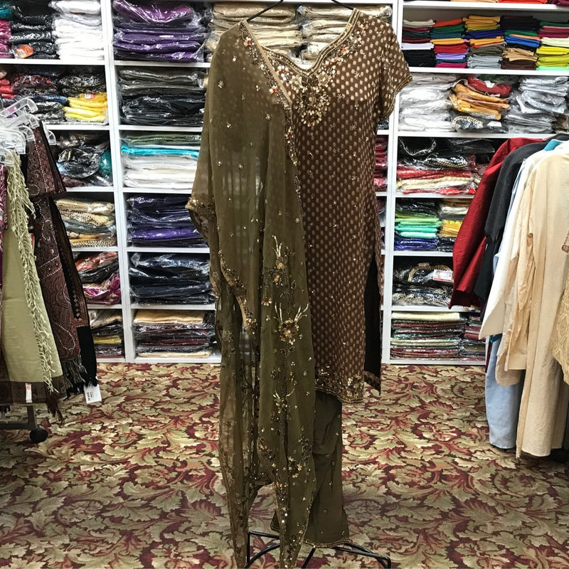 Kurta Shalwar Dupatta Size 38