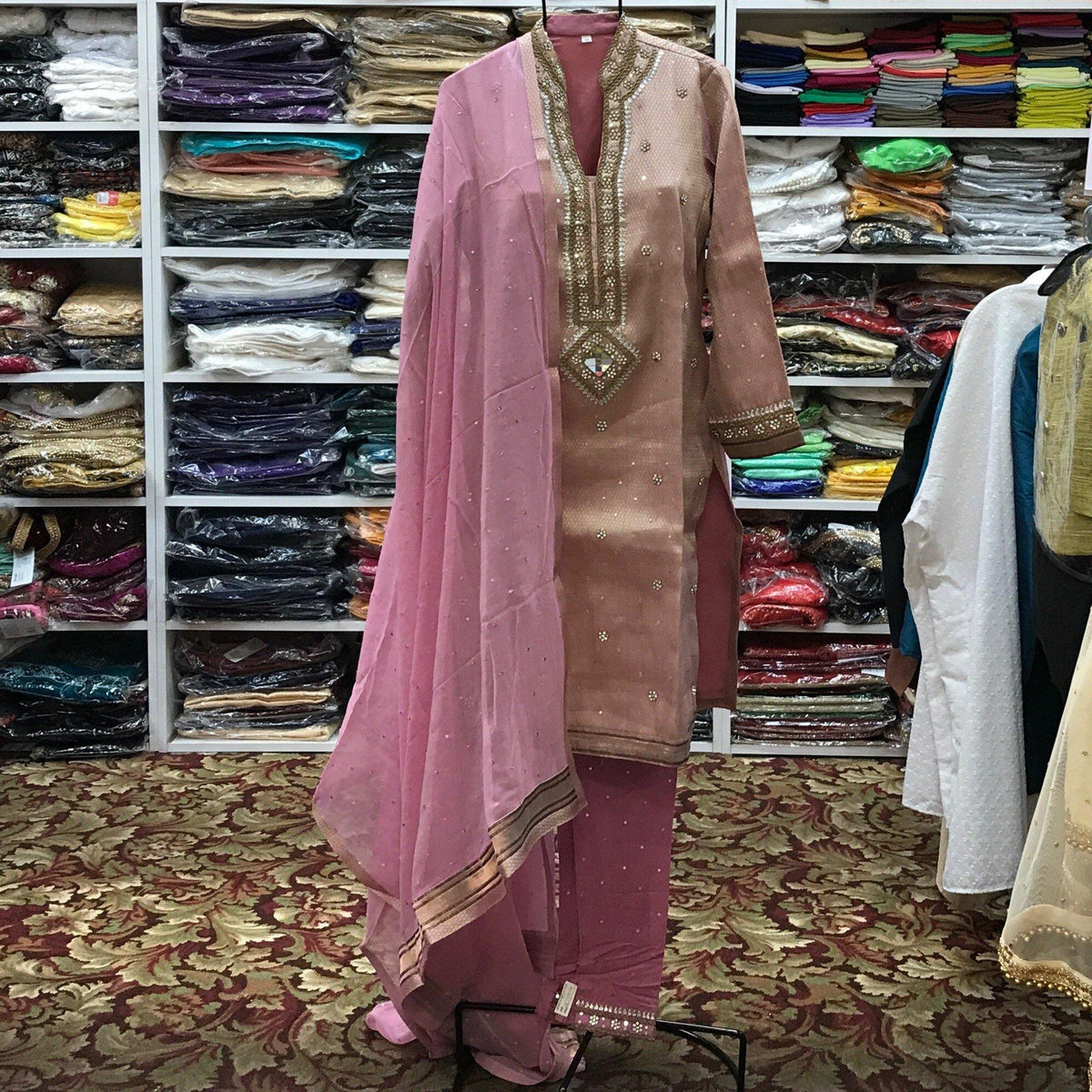 Kurta Churidar Dupatta Size 40 - Mirage Sari Center