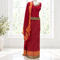 LEHENGA + CHOLI + SCARF +SIZE 36