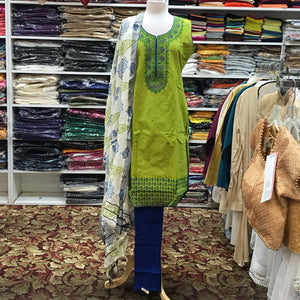 Kurta Churidar Dupatta Size 44 - Mirage Sarees