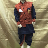 KURTA+TROUSER+VEST.SIZE 2 BOYS