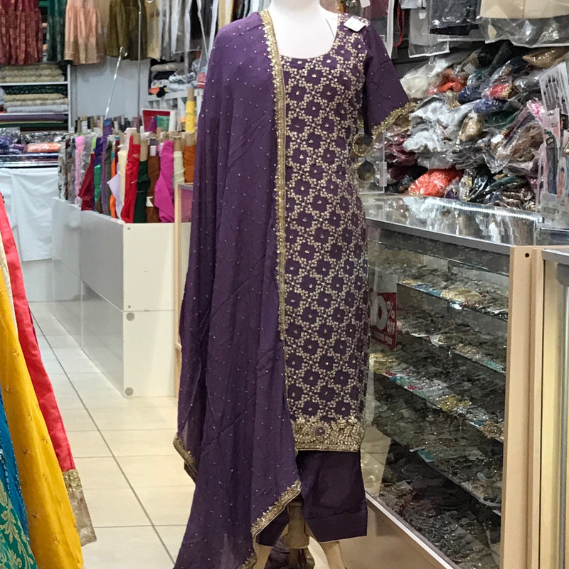 KURTA TROUSER SCARF, SIZE 44