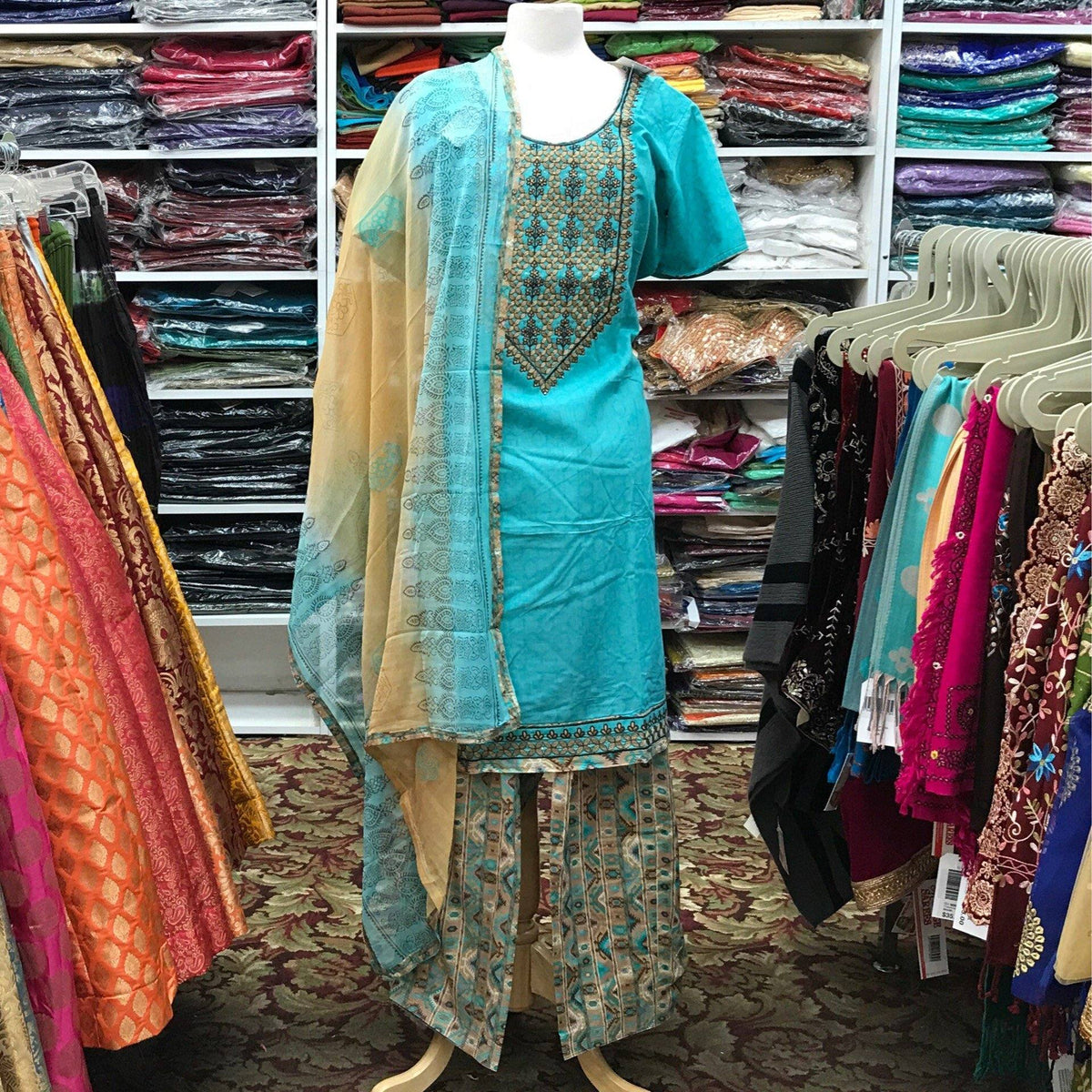 KURTA TROUSER SCARF SIZE 50 - Mirage Sarees